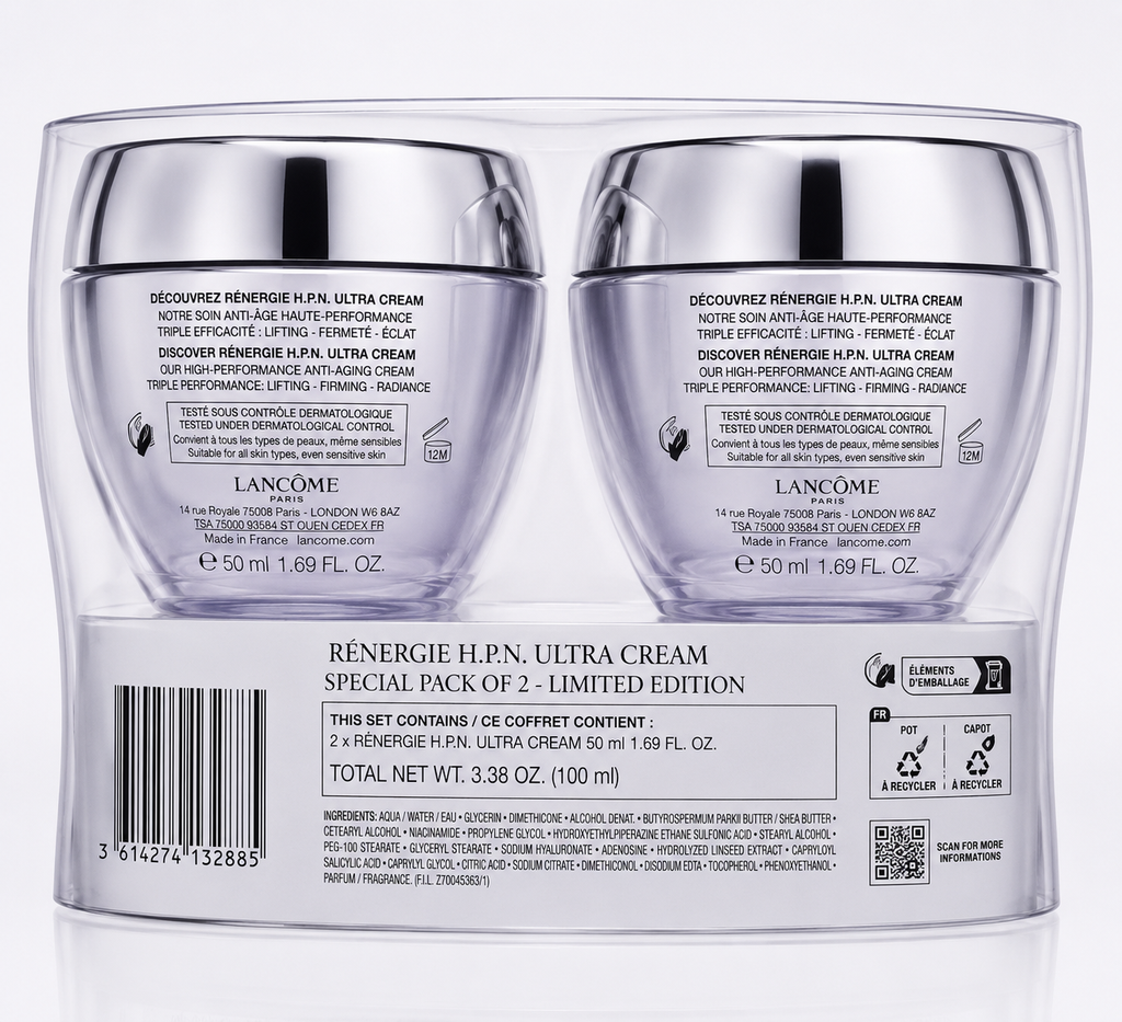 Lancôme Rénergie H.P.N. Ultra Cream Face Moisturizer Special Pack of 2
